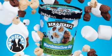 Ben & Jerry's Marshmallow Sky Flavor