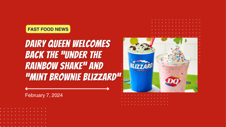 Dairy Queen Releases the “Under the Rainbow Shake” and “Mint Brownie Blizzard”