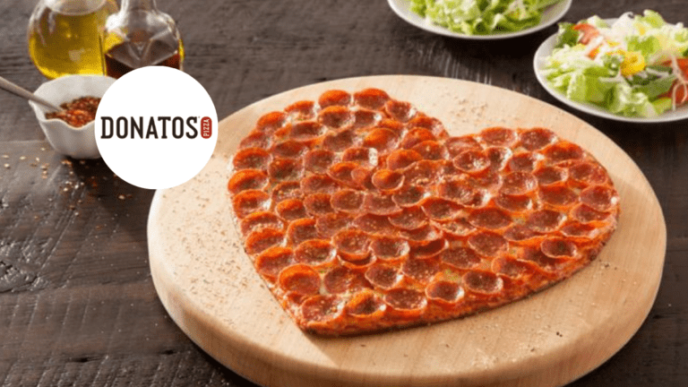 Get Heart-Shaped Pizza at Donatos until February 18, 2024