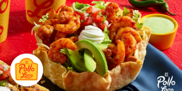 Yummy Shrimp & Chicken Tostadas at El Pollo Loco!