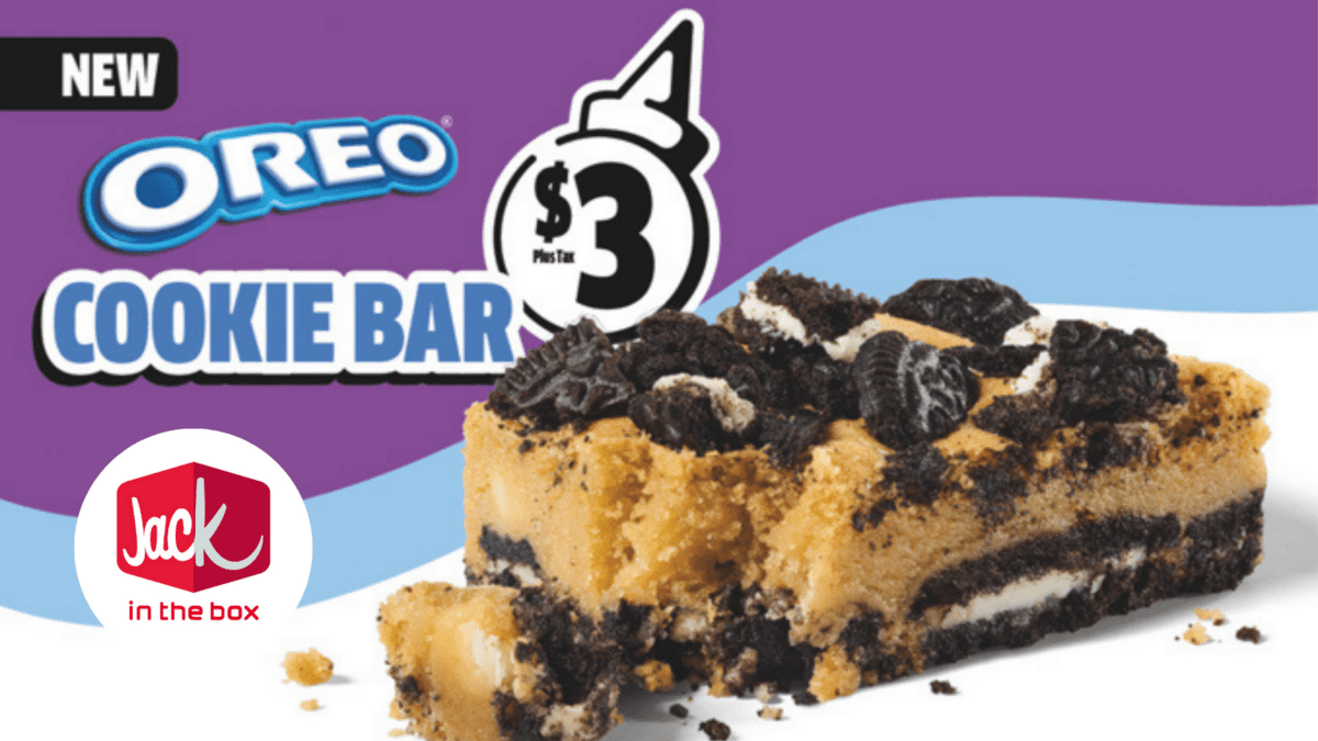 Taste Jack In The Box’s Delicious New Oreo Cookie Bar, Oreo Cookie Mint Shake And Baked Brownie