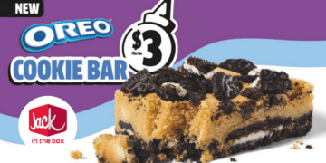 Jack In The Box's Delicious New Oreo Cookie Bar, Oreo Cookie Mint Shake And Baked Brownie