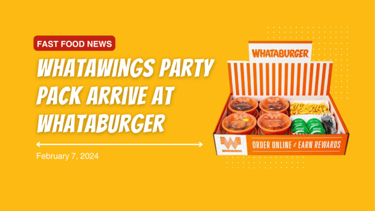 WhataWings Party Pack Arrive at Whataburger