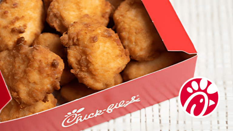 Try Chick-fil-A’s New Pizza with Chicken Nugget Toppings!