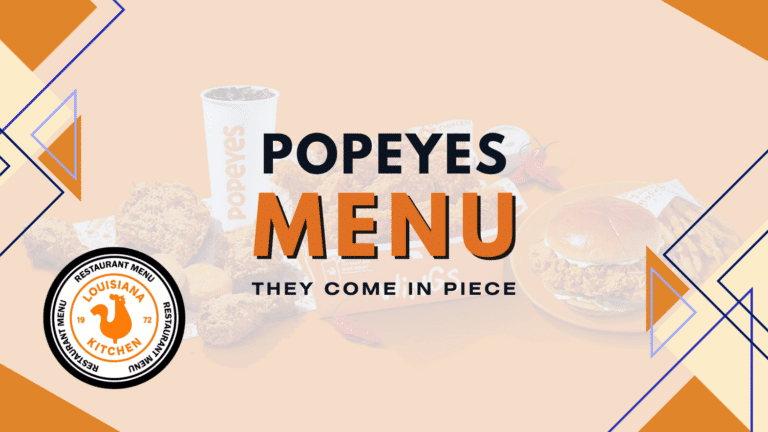 Popeyes Menu Prices
