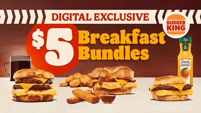 Burger King Starts $5 Morning Meal Combo Offer