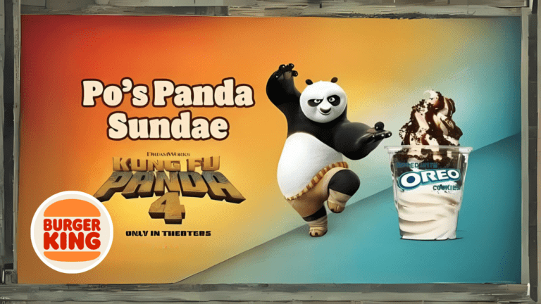 Burger King Introduces New Po’s Panda Sundae to Celebrate the Release of the New Kung Fu Panda 4 Film