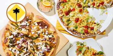 Tostada Pizza is Back at California Pizza Kitchen with a New Green Chili Pie!