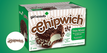 Girl Scout Thin Mint Ice Cream Sandwiches Unveiled by Chipwich