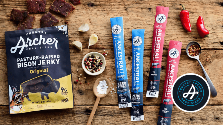 Country Archer’s Snacks at Expo West: Ancestral Beef Blend Meat Sticks & Bison Jerky