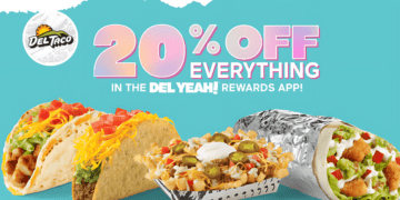 Get 20% Off All Del Taco Items Through Their App Until March 31, 2024