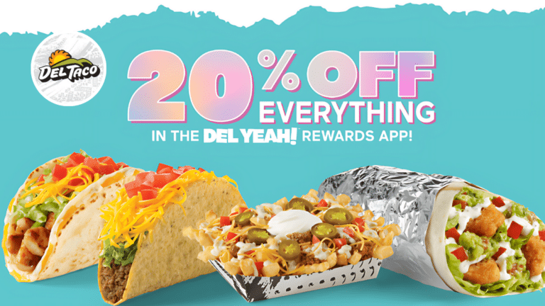 Get 20% Off All Del Taco Items Through Their App Until March 31, 2024