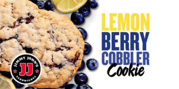 Introducing Jimmy John's New Lemon Berry Treat Cookie
