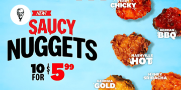 KFC Launches Fresh Dippable Nuggets in Five Delicious Sauces