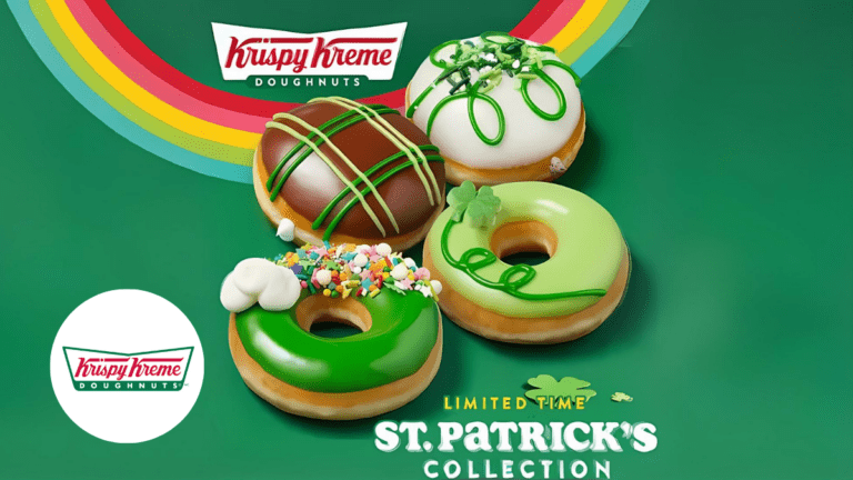 Krispy Kreme’s Special St Patrick’s Day Donuts for One Week Starting March 11