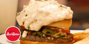 Discover Red Robin's Hot Cheese Burger & Sweet Pretzel Shake