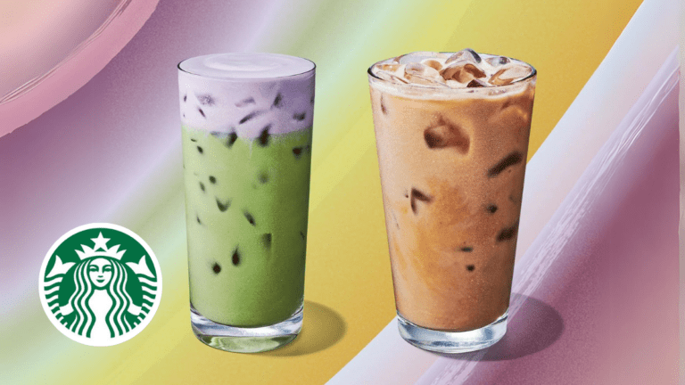 Starbucks Introduces Fresh Iced Lavender Cream Oatmilk Matcha and Iced Lavender Oatmilk Latte