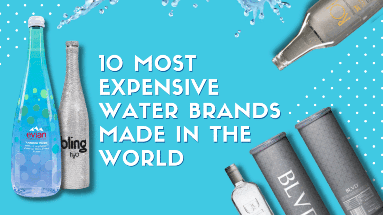 10 Most Expensive Water Brands Made in the World
