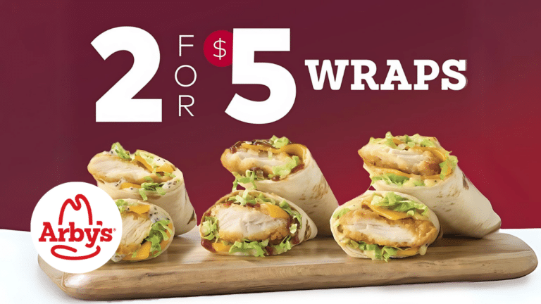 Arby’s Serves Up Two Fresh Chicken Wraps for Just $5