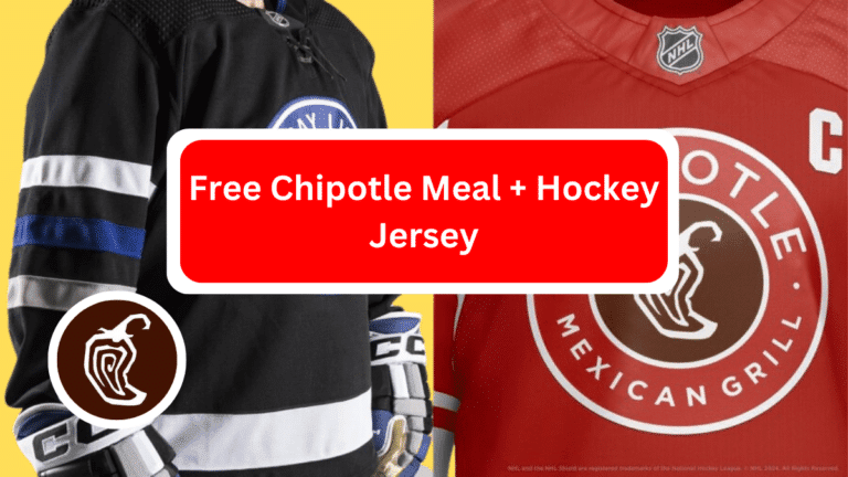 Get a Free Chipotle Meal with Hockey Jersey on April 22, 2024