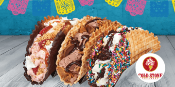 Cold Stone Creamery Brings Back Waffle Ice Cream Tacos