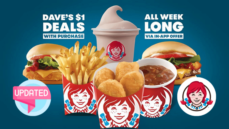 Don’t Miss Out on Wendy’s $1 Dave’s Daily Favorites Until April 29!