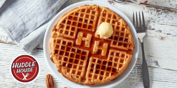 Get Delicious Waffles for 60 Cents at Huddle House This April