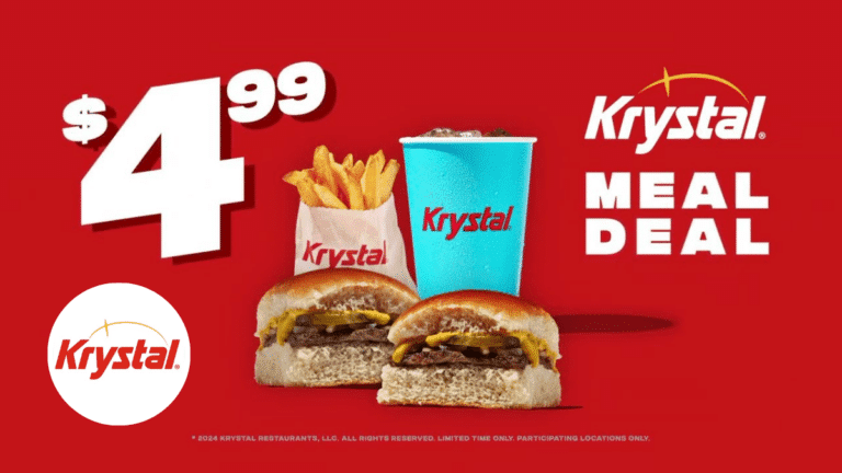 Krystal Debuts Tasty New Meals Under $3 Plus $4.99 Specials