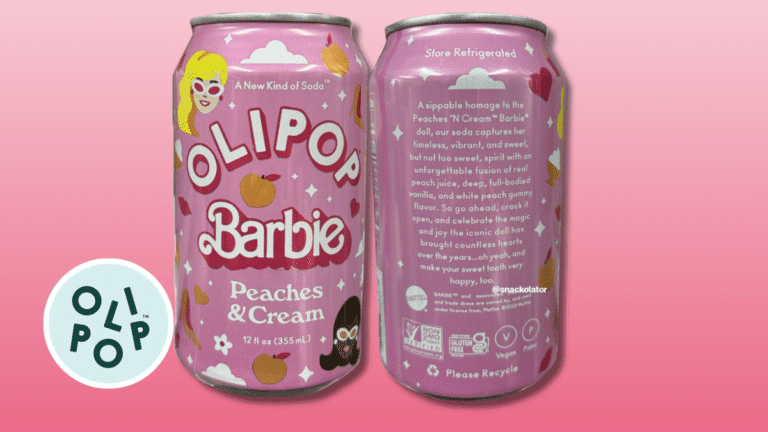 Olipop and Barbie Launch Peach and Cream Soda at Shops