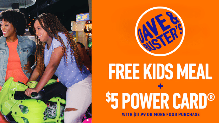 Dave & Buster’s Perfect Family Deal for Spring Break