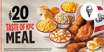 Feast with KFC's $20 Family Meal Deal