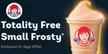 Get a Free Wendy's Frosty When You Buy Using Their App from April 8-14