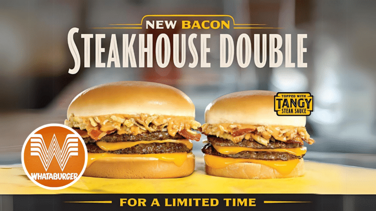 Whataburger’s Latest Treat: The Bacon Steakhouse Double Burger