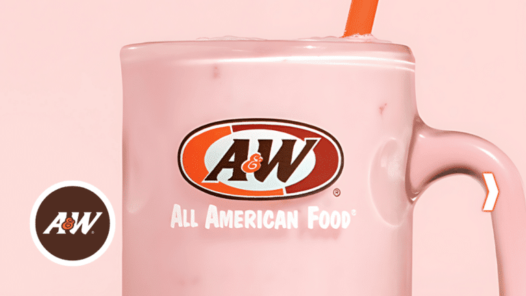 A&W’s Fresh Double Cheeseburger and Strawberry Watermelon Drink