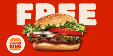 Get a Free Whopper at Burger King This Weekend