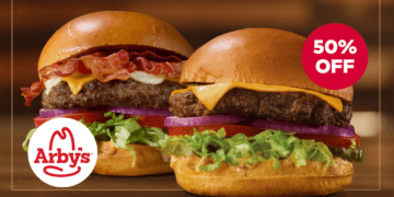 Limited Time Only: Get 50% Off Arby’s Famous Burgers!
