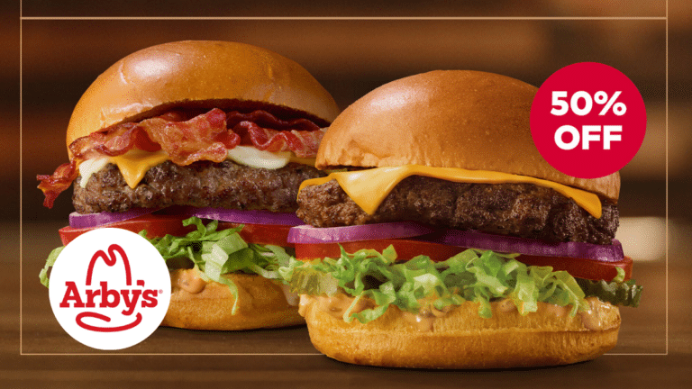 Limited Time Only: Get 50% Off Arby’s Famous Burgers!
