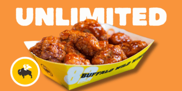 Unlimited Boneless Wings for $19.99 on Mondays and Wednesdays