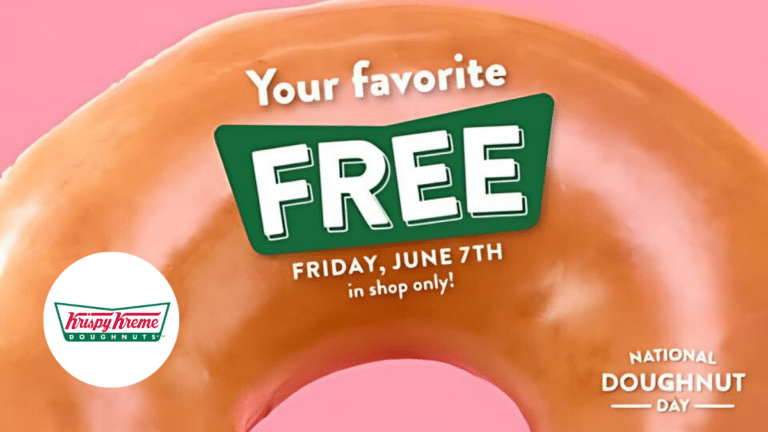 Grab Your Free Doughnut At Krispy Kreme On National Doughnut Day