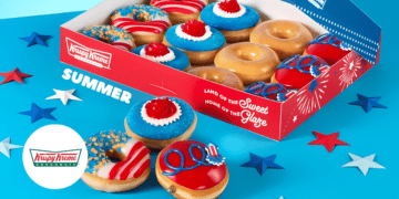 Krispy Kreme Rolls Summer Doughnuts with a Free Doughnut Offer