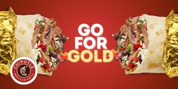 Chipotle Celebrates The Summer Olympics with a New Digital Menu