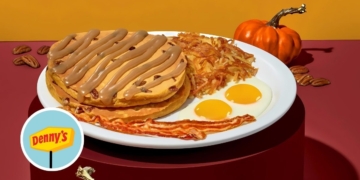 Denny's Pumpkin Pecan Pancake