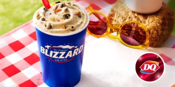 Dairy Queen Reese's Pieces Cookie Dough Blizzard