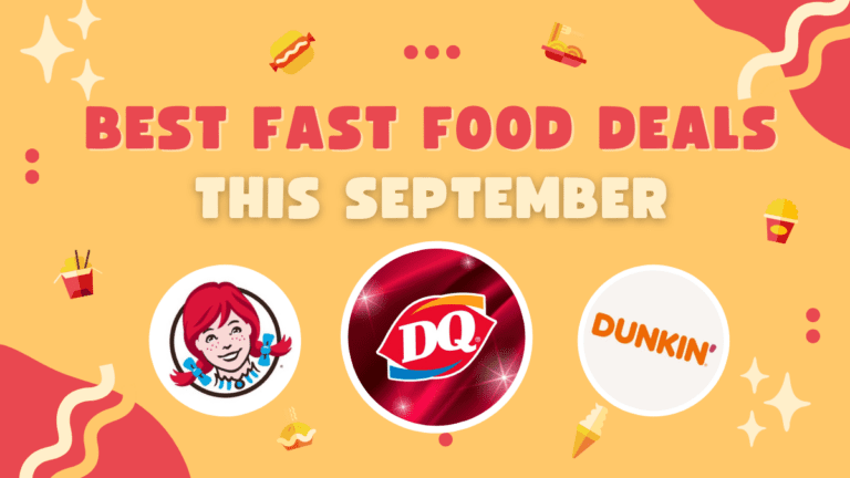 Best Fast Food Deals This September