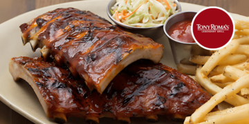 Mark Your Calendars Tony Roma's is Back with an a Limited-Time BOGO Deal