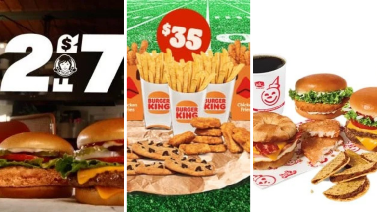 Grab These Insane Fast Food Deals at Burger King, Wendy’s, and More