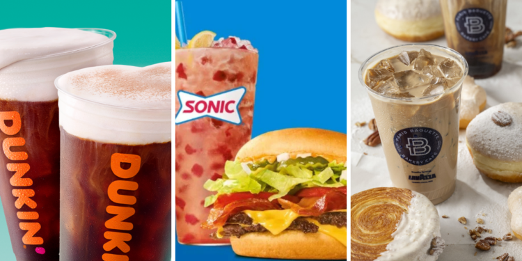Latest Winter Menu Releases from Dunkin', Sonic and Paris Baguette