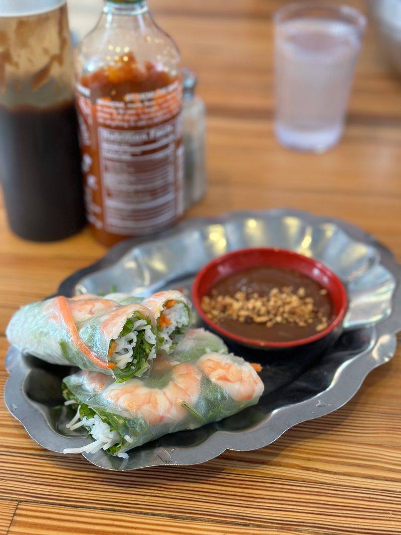 This Washington Noodle House Turns Rainy Evenings Into Steaming-Bowl Comfort 8 Spring Rolls And Peanut Dip Fix