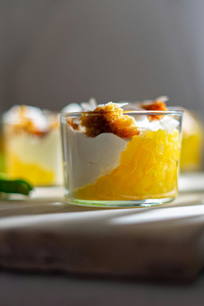 18 Fruit Desserts with an Elegant Restaurant-Style Look 18 Passion Fruit and Coconut Layer Cake