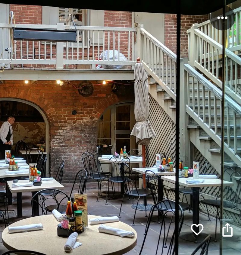 Courtyard Calm In The Quarter